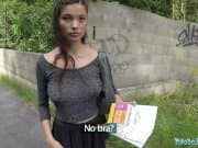 Public Agent Lost Tourist Fucked outside under a Bridge